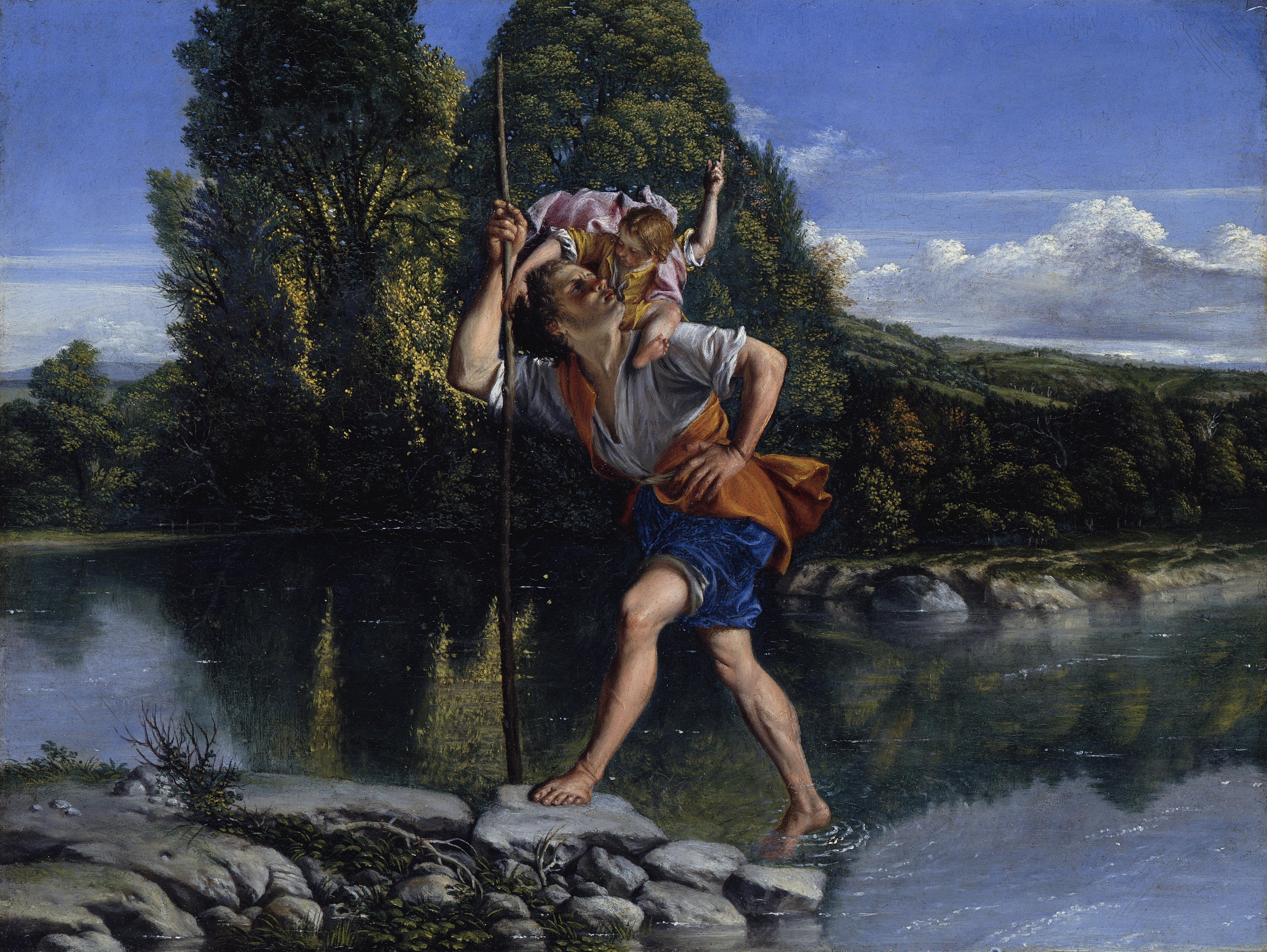 Landscape with St Christopher