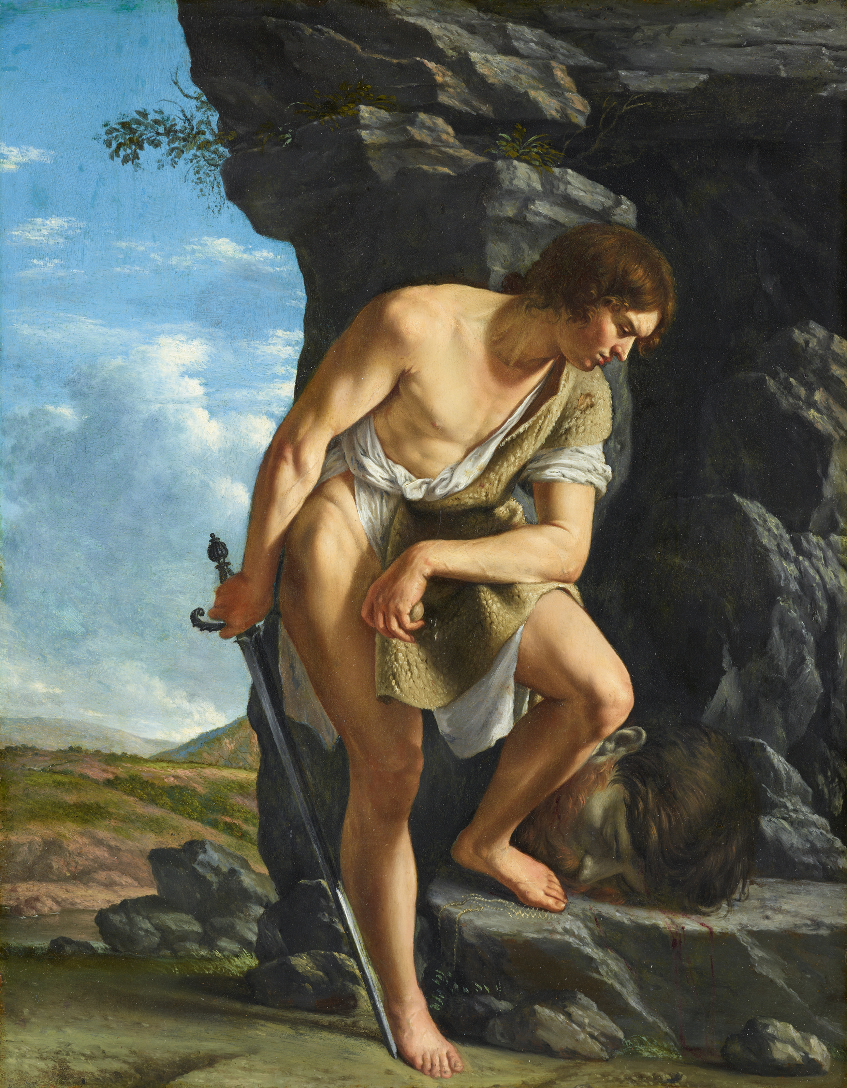 David Contemplating the Head of Goliath